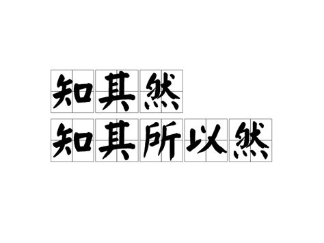 知其然更要知其所以然|「不仅做到知其然，还要做知其所以然」这句话什么意思？